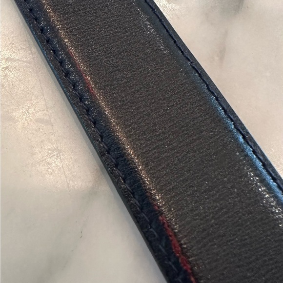 Paloma Picasso Women’s Navy / Black Leather Belt - SIZE M (75) - Picture 14 of 14